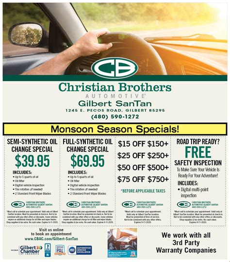 christian brothers oil change